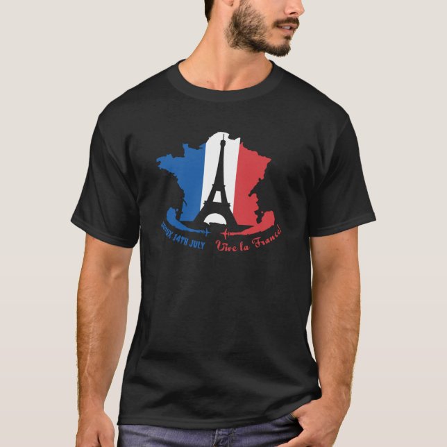 Camiseta 14 de julio Bastilla (Anverso)