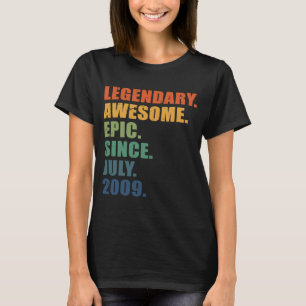 Camiseta 14 de julio de 2009 Chicas de niños de 14 años de