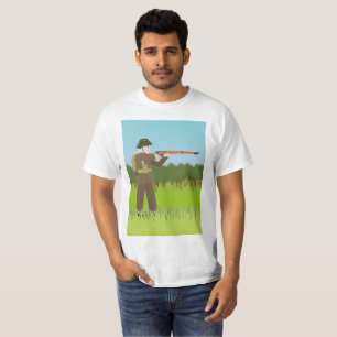 Camiseta 14# fusilero británico, día D (Segunda Guerra