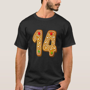Camiseta 14 Navidades de capital más guapos Cookie Alphabet