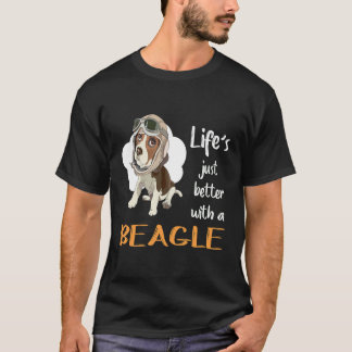 Camiseta 14 Una Vida Mejor Con Un Beagle