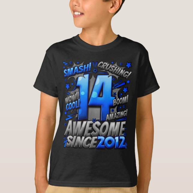 Camiseta 14 Year Old For Boys 14th Birthday Boy 14 Year Old (Anverso)