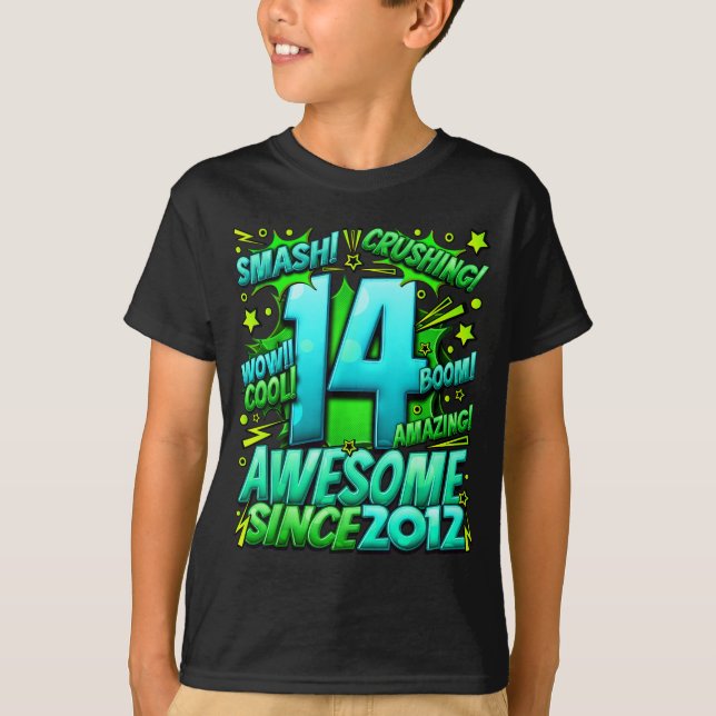 Camiseta 14 Year Old For Boys 14th Birthday Boy 14 Year Old (Anverso)