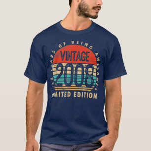 Camiseta 14 Year Old Gifts Vintage 2008 Limited Edition 14t