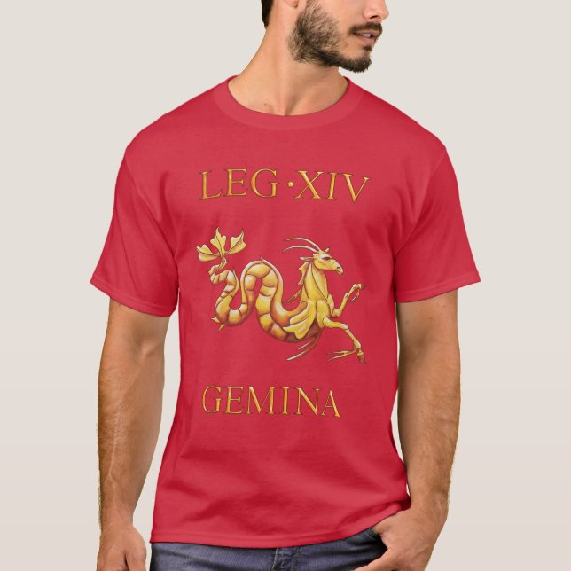 Camiseta 14to Legión romana XIV Gemina (Anverso)