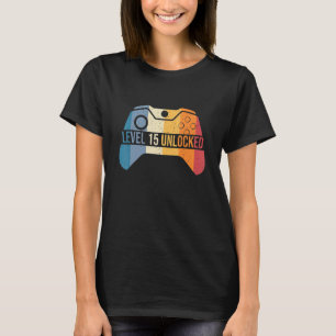 Camiseta 15º Cumpleaños 15 Niños Chicas B Nacidos En 2008 G