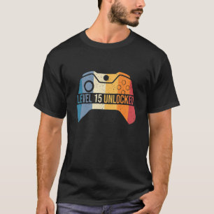 Camiseta 15º Cumpleaños 15 Niños Chicas B Nacidos En 2008 G