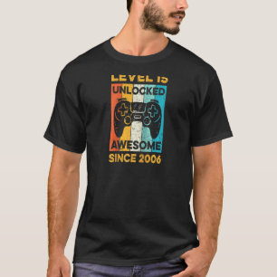 Camiseta 15º nivel de cumpleaños 15 desbloqueado desde 2009