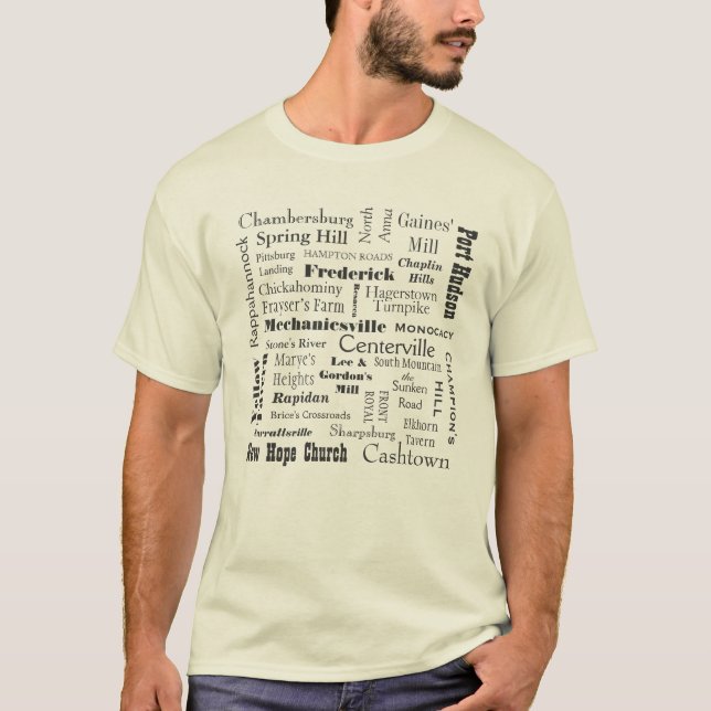 Camiseta 150o aniversario de la guerra civil (Anverso)