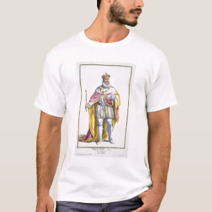 Camiseta 1527-98) reyes de Philip II (de España de 'Receui