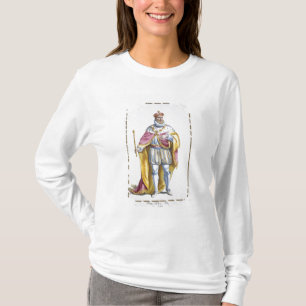 Camiseta 1527-98) reyes de Philip II (de España de 'Receui