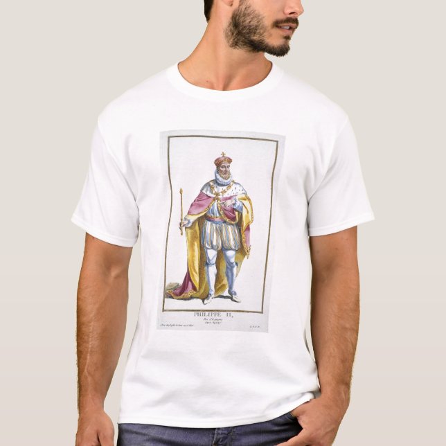 Camiseta 1527-98) reyes de Philip II (de España de 'Receuil (Anverso)
