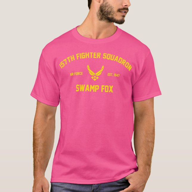Camiseta 157.º Zorro De Escuadrón De Combate (Anverso)