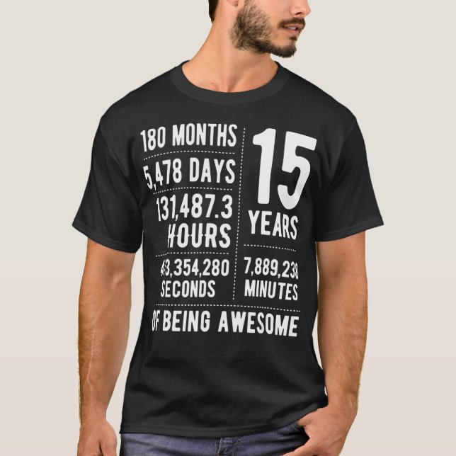 Camiseta 15.ª Idea De Cumpleaños Para Los Niños Chicas Funn (Anverso)