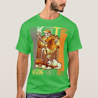Camiseta 15.ª Patineta De Cumpleaños Amantes Del Skater Imp