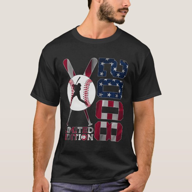 Camiseta 15.º Béisbol 2008 (Anverso)