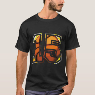 Camiseta 15.º Nacimiento Bysketbyll Regalo Para El Jugador 