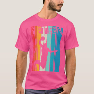 Camiseta 15.º Regalo De Amante De Baloncesto De 15 Años