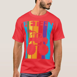 Camiseta 15.º Regalo de cumpleaños Quinto Camión Monstruo R