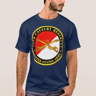 Camiseta 15.º Regimiento de Cavalry con Rama Cav