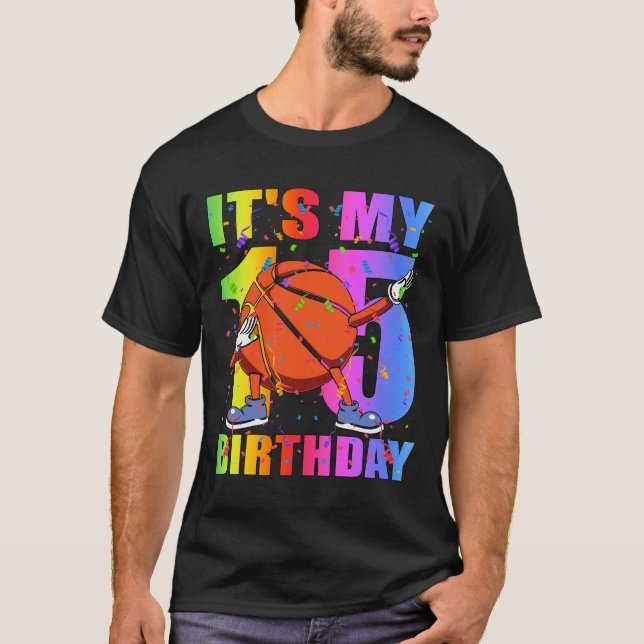 Camiseta 15 años de edad 15º partido de cumpleaños B (Anverso)