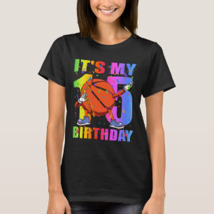 Camiseta 15 años de edad 15º partido de cumpleaños B