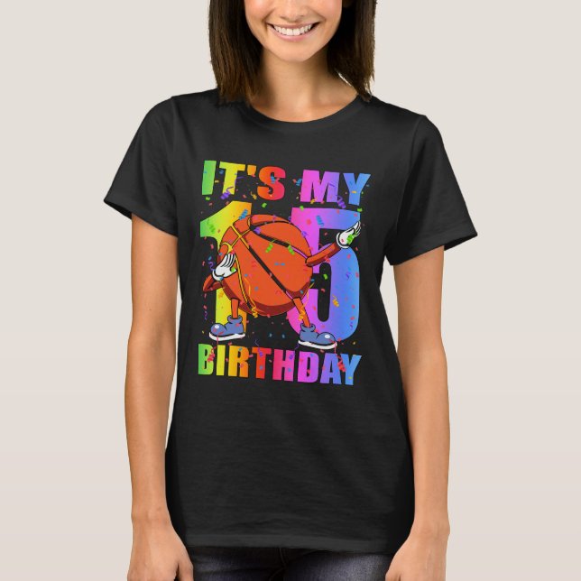 Camiseta 15 años de edad 15º partido de cumpleaños B (Anverso)