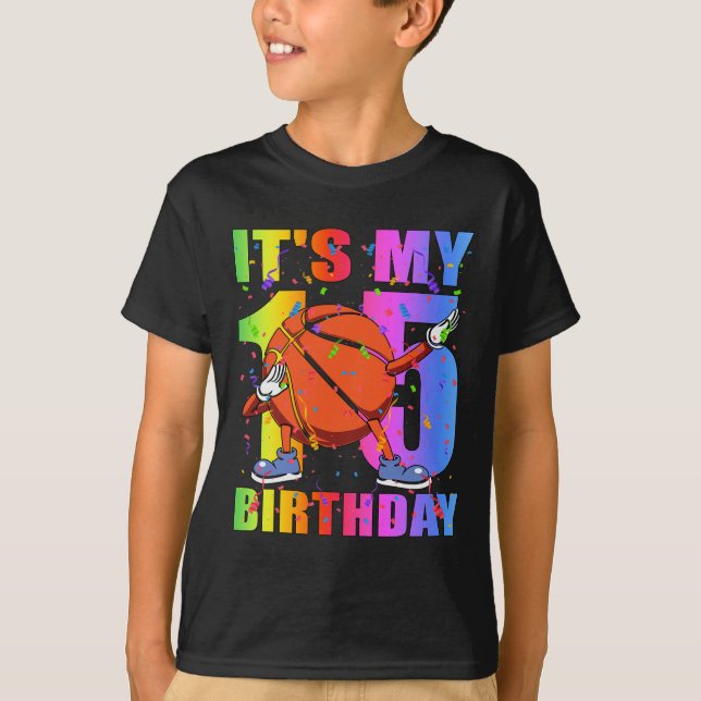 Camiseta 15 años de edad 15º partido de cumpleaños B (Anverso)