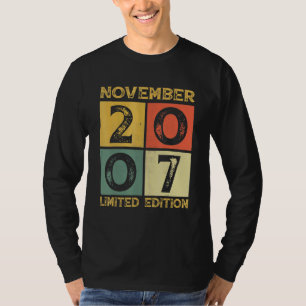 Camiseta 15 Años O Decoraciones de Cumpleaños Noviembre 200