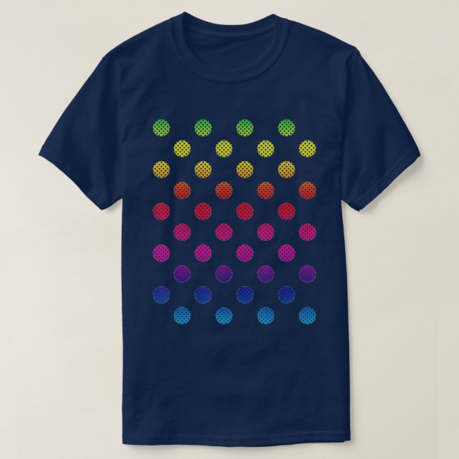 Camiseta 15 de septiembre la polka multicolor arcoiris (Diseño del anverso)