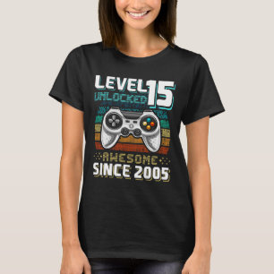 Camiseta 15 Desbloqueados Impresionantes Videojuegos 2005 1