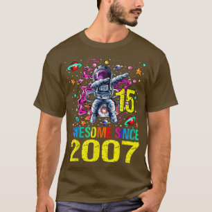 Camiseta 15 impresionante desde 2007 Espacio Astronauta de