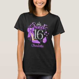 Camiseta 16º cumpleaños. Dulces 16 chicas