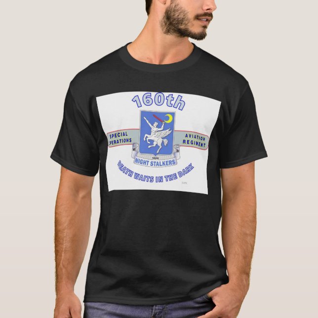 Camiseta 160TH El REGIMIENTO de la AVIACIÓN de la OPERACIÓN (Anverso)