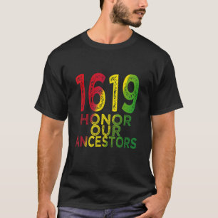 Camiseta 1619 Nuestro proyecto Ancestors: Mes de la Histori
