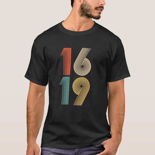 Camiseta 1619 Nuestros antepasados (Anverso)