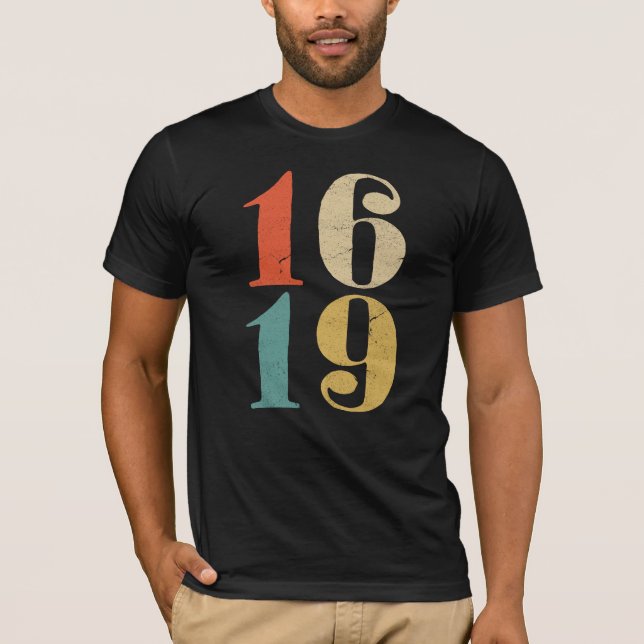 Camiseta 1619 Nuestros antepasados (Anverso)
