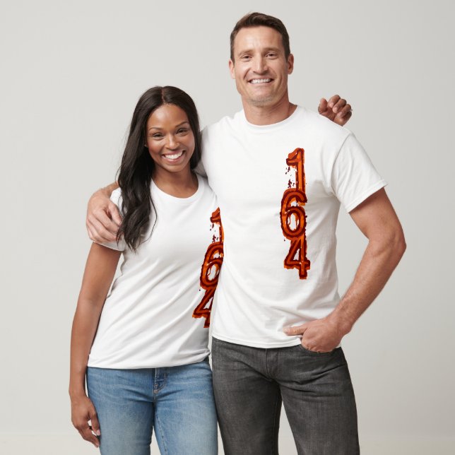 Camiseta 164 aceptación en naranja (Unisexo)
