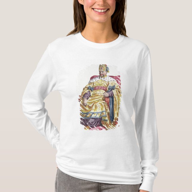 Camiseta 1662-1722) emperadores Manchu de Kang Tsi (de (Anverso)