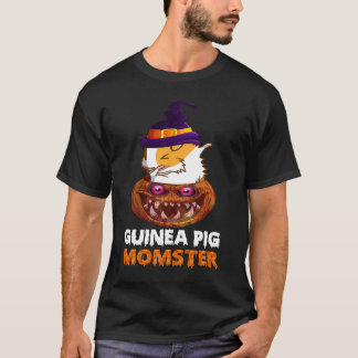 Camiseta 169 Monstruo de calabaza de cerdo guineano Funny H