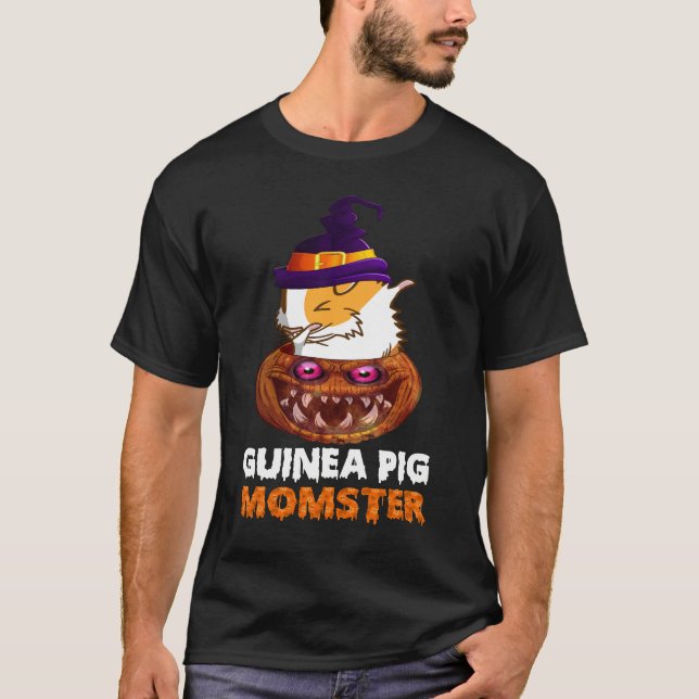 Camiseta 169 Monstruo de calabaza de cerdo guineano Funny H (Anverso)
