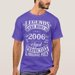 Camiseta 16.ª Nacimiento De Leyendas Tee Vintage Nacidas En