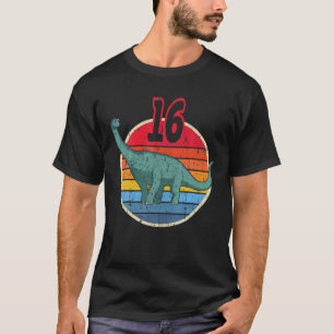 Camiseta 16.º Cumpleaños I Brachiosaurus Diplodocuments I F