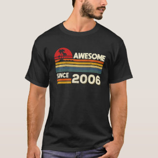 Camiseta 16.º cumpleaños increíble desde 2006