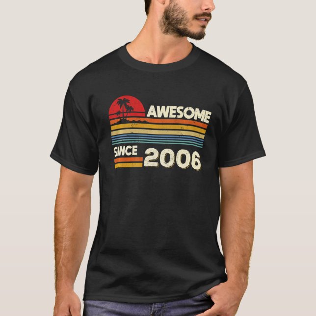 Camiseta 16.º cumpleaños increíble desde 2006 (Anverso)