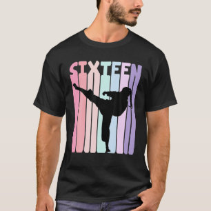 Camiseta 16.º Cumpleaños Karate Taekwondo Niños De 16 Años 