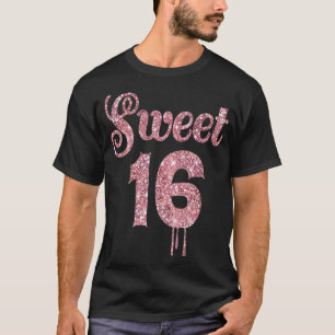 Camiseta 16.º regalo de cumpleaños adolescente dulce diecis