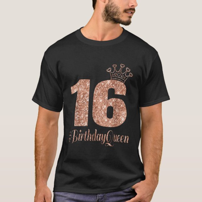 Camiseta 16.º regalo de cumpleaños adolescente dulce diecis (Anverso)