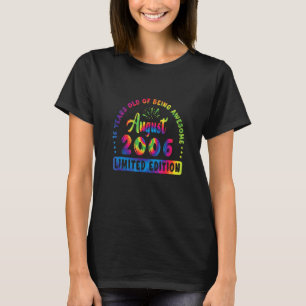 Camiseta 16 años de edad increíble 16 cumpleaños 20 de agos