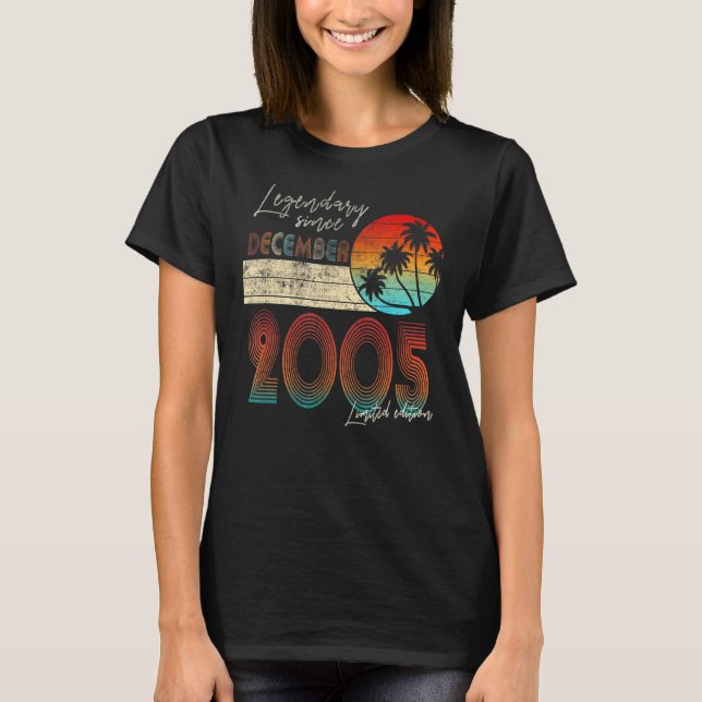 Camiseta 16 años legendario desde noviembre de 2005 16 años (Anverso)